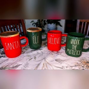 Rae Dunn Holiday Mugs